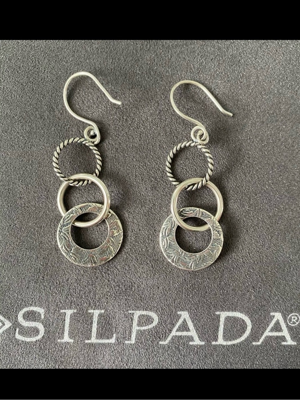 Silpada Triple Threat Earrings